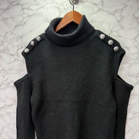 INC International Concepts Women’s Cold Shoulder Sweater sz M Chunky NEW # G825 - Picture 4 of 8